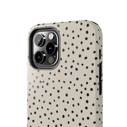 Black Polka Dots Phone Case