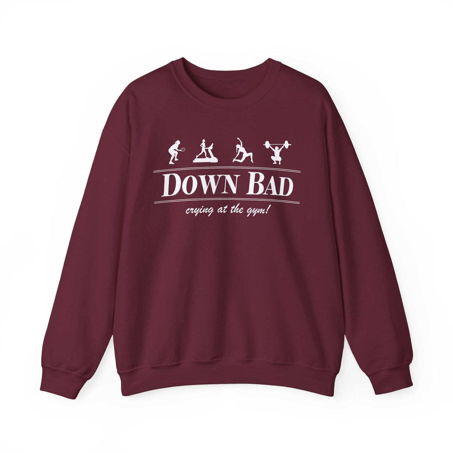 Down Bad Retro Gym Crewneck