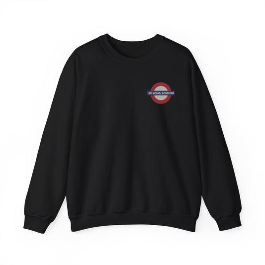 So Long, London Underground Embroidered Crewneck