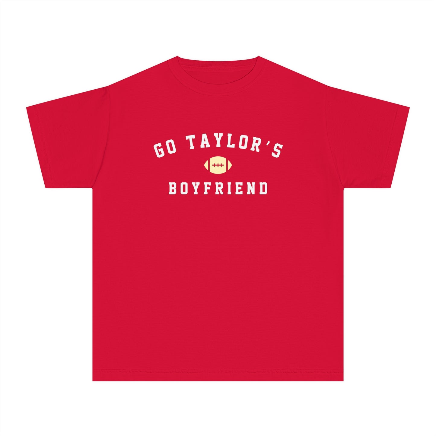 Go Taylor's Boyfriend Youth Jersey tee (Front and Back)