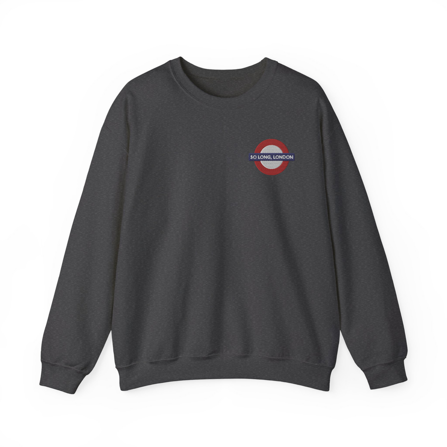 So Long, London Underground Embroidered Crewneck