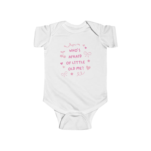 Who's Afraid of Little Old Me Coquette Onesie