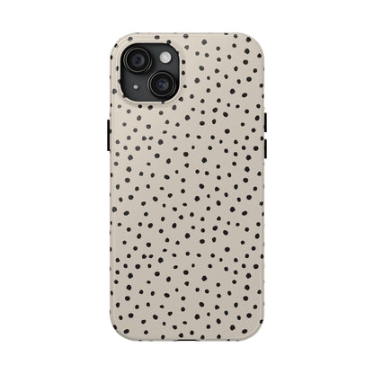 Black Polka Dots Phone Case