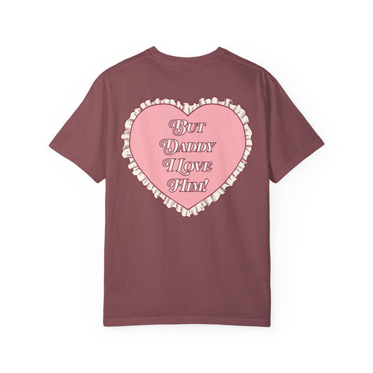 But Daddy I Love Him Lace Heart Shirt