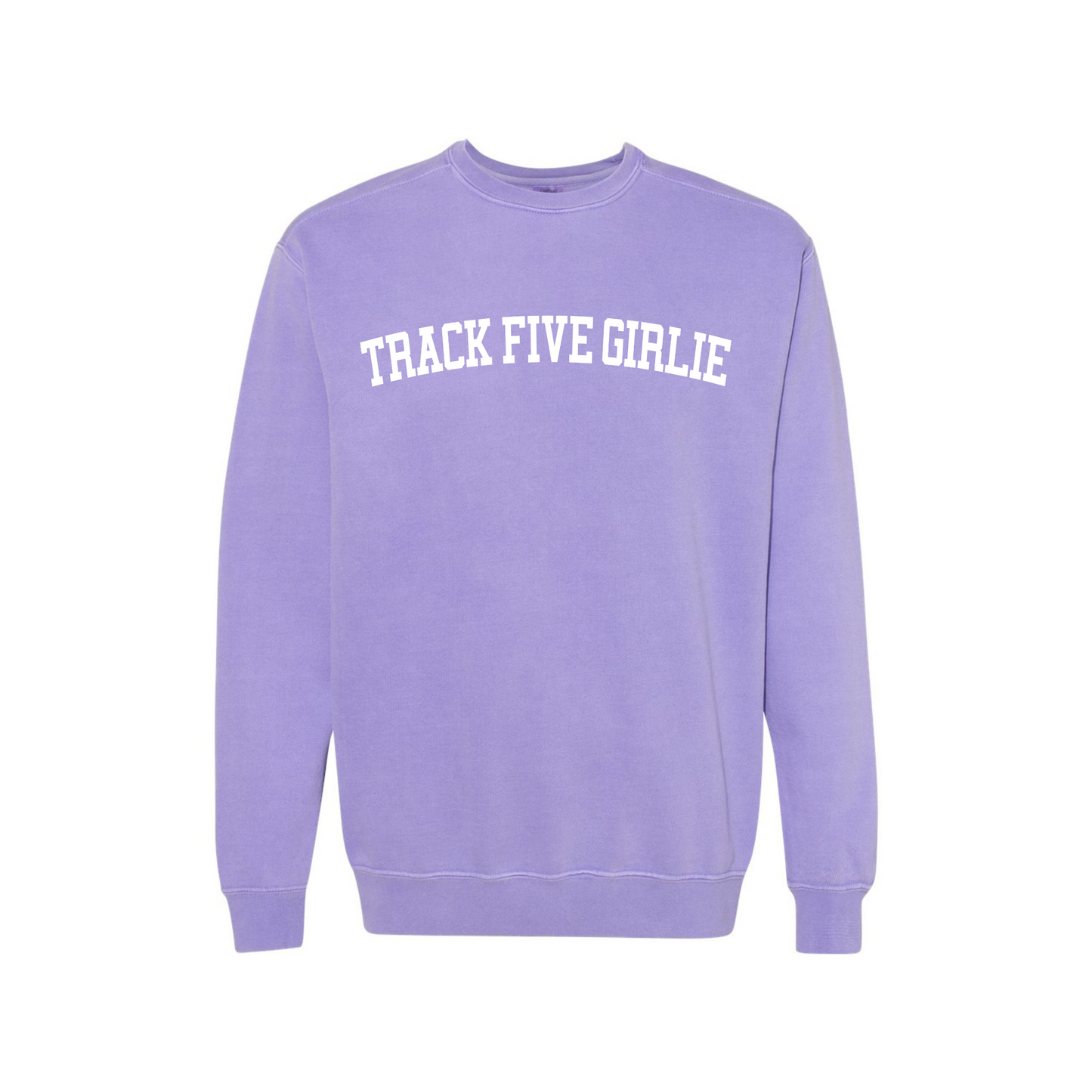 Track Five Girlie Varsity Crewneck