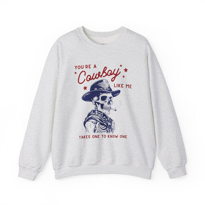 Cowboy Skeleton Crewneck