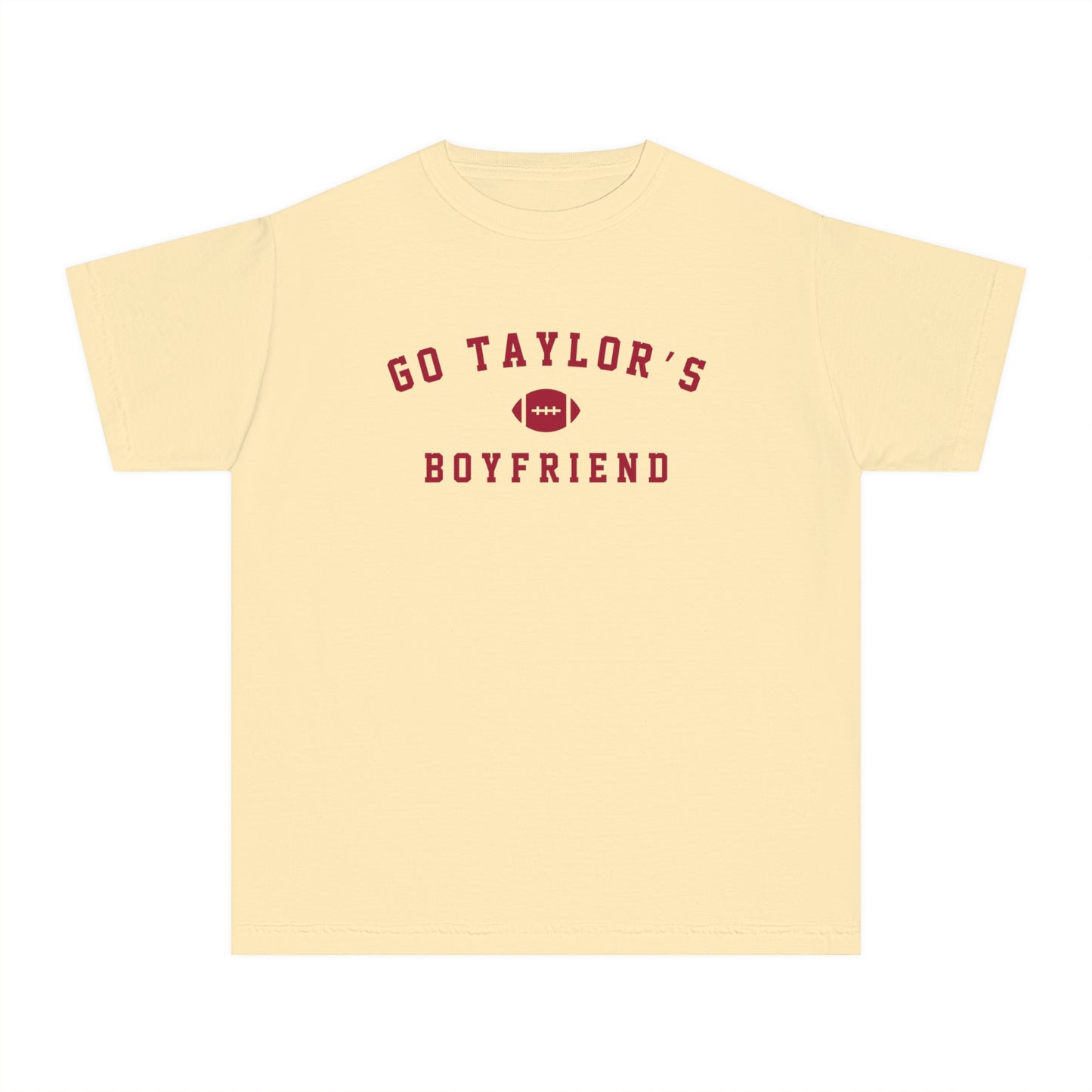 Go Taylor's Boyfriend Youth Jersey tee (Front and Back)