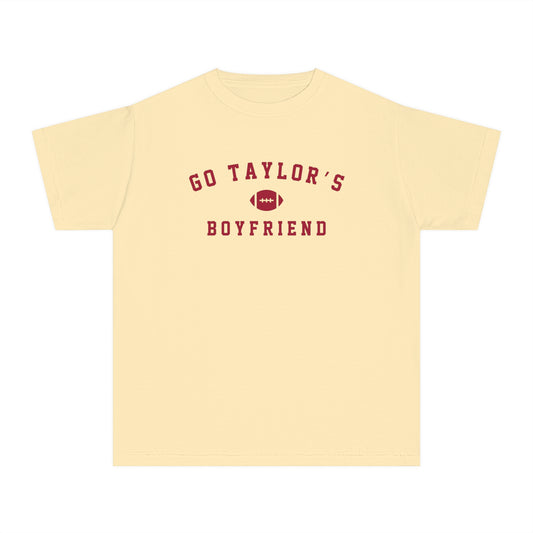 Go Taylor's Boyfriend Youth Jersey tee (Front and Back)