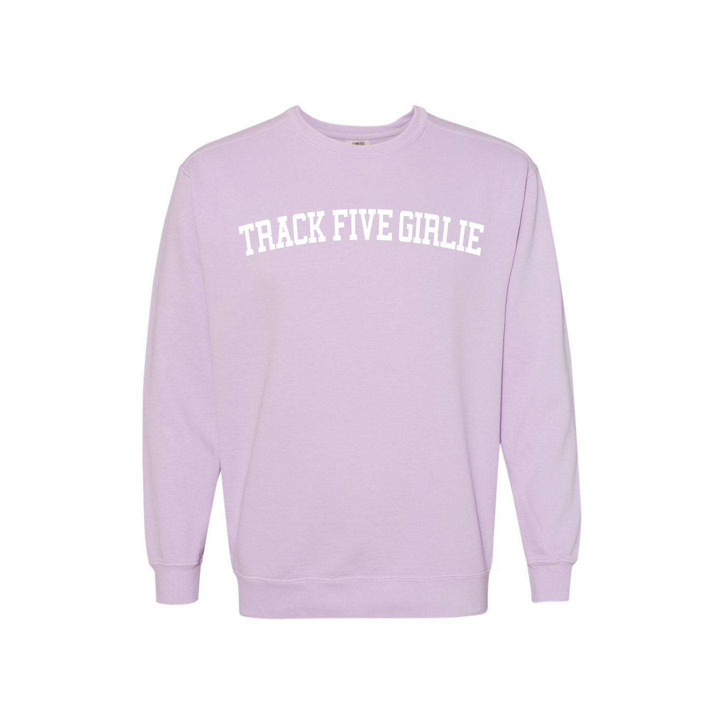 Track Five Girlie Varsity Crewneck