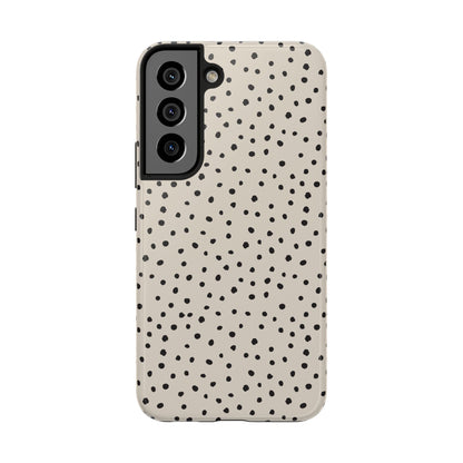 Black Polka Dots Phone Case