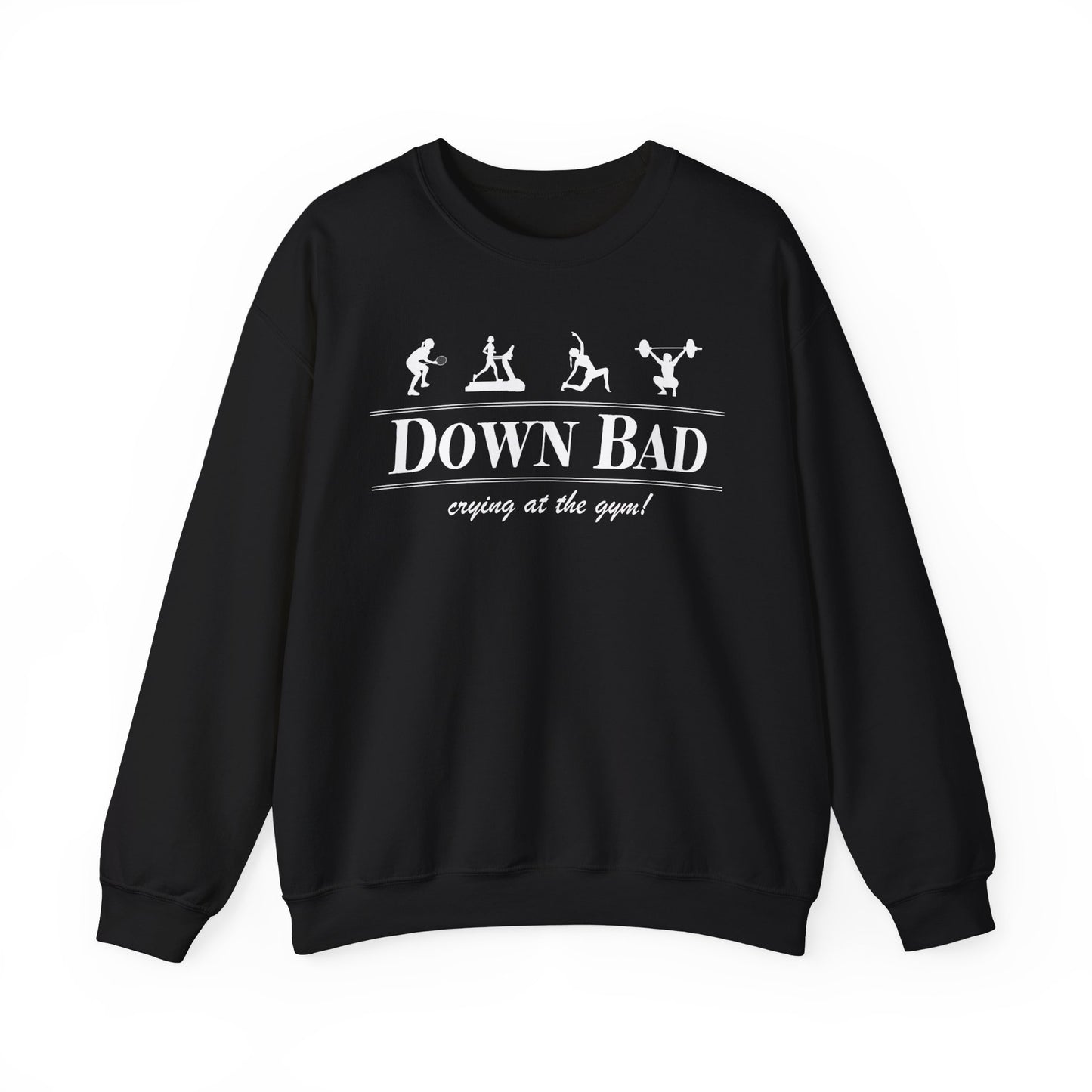 Down Bad Retro Gym Crewneck