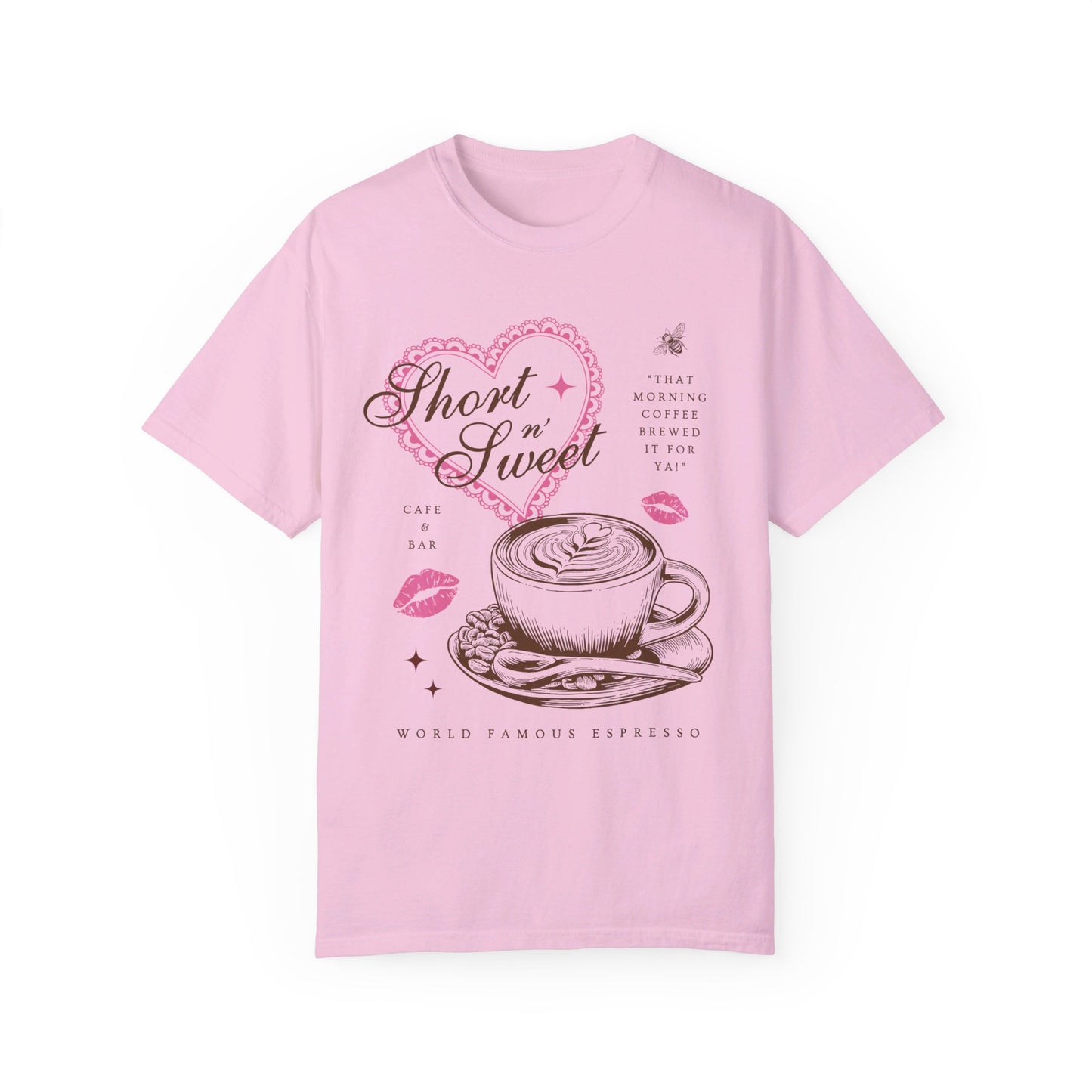 Short n' Sweet Cafe Tee (Front Only)