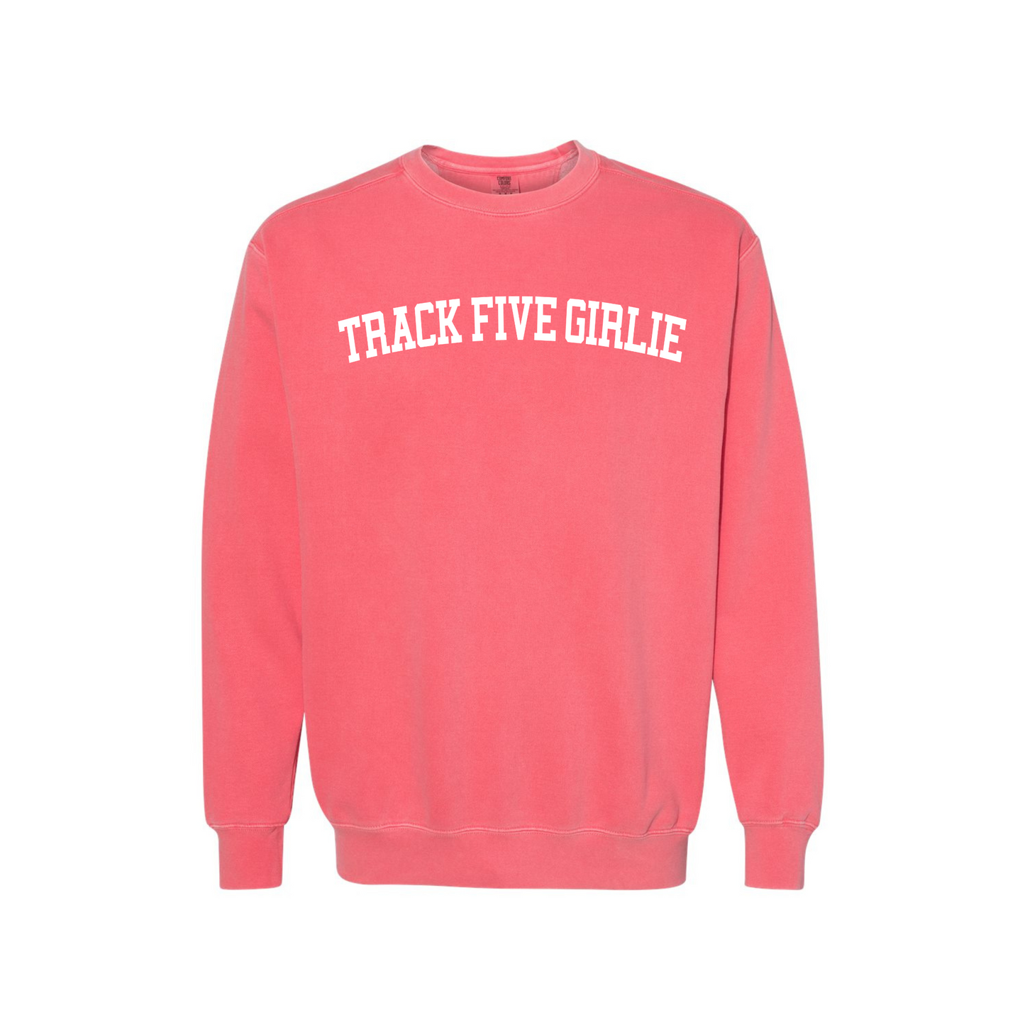 Track Five Girlie Varsity Crewneck