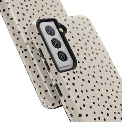 Black Polka Dots Phone Case
