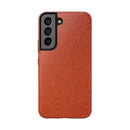 Orange Glitter Phone Case
