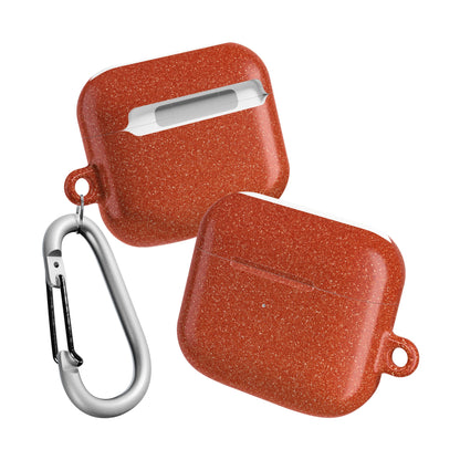 Orange Glitter AirPod Case