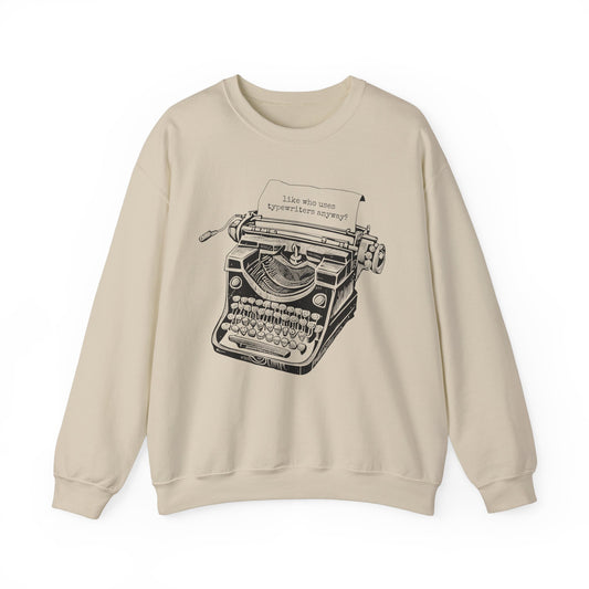 Tortured Typewriter Crewneck