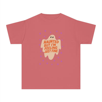 Haunted But I'm Feeling Just Fine Youth Tee