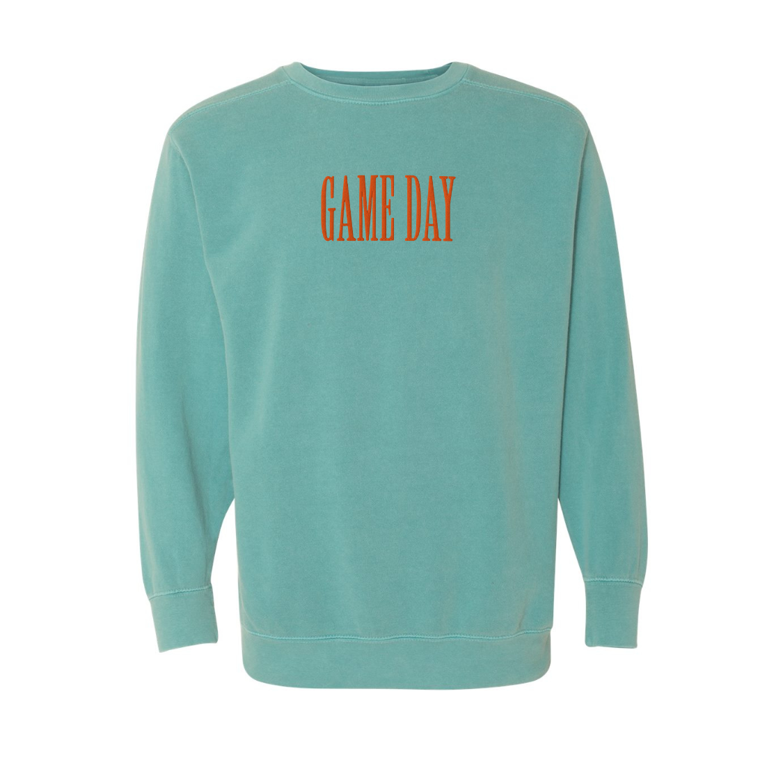 Game Day Embroidered Comfort Colors Crewneck