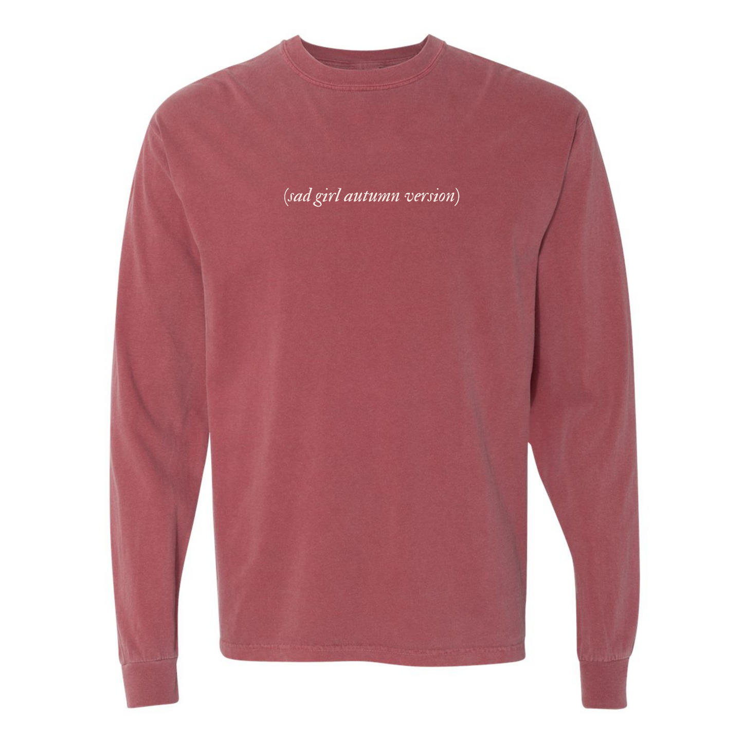 Sad Girl Autumn Version Long Sleeve Tee