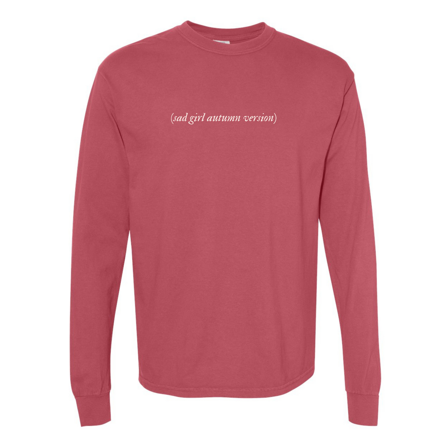 Sad Girl Autumn Version Long Sleeve Tee