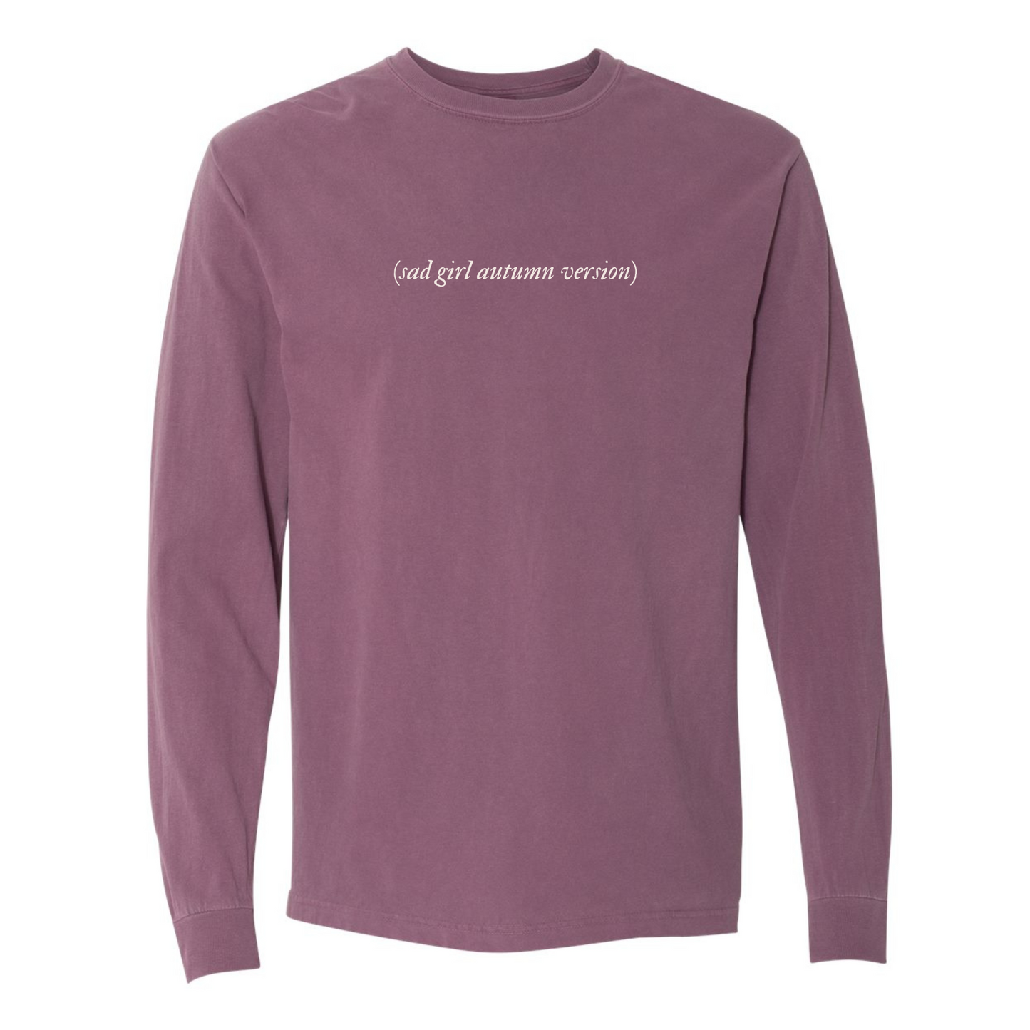 Sad Girl Autumn Version Long Sleeve Tee