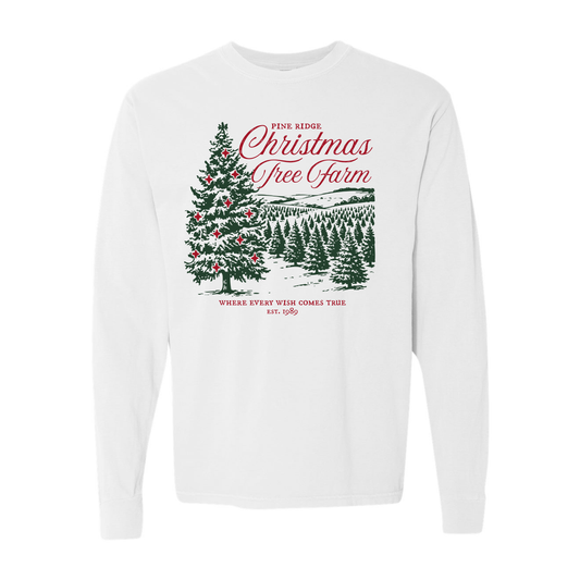 Christmas Tree Farm Long Sleeve Tee