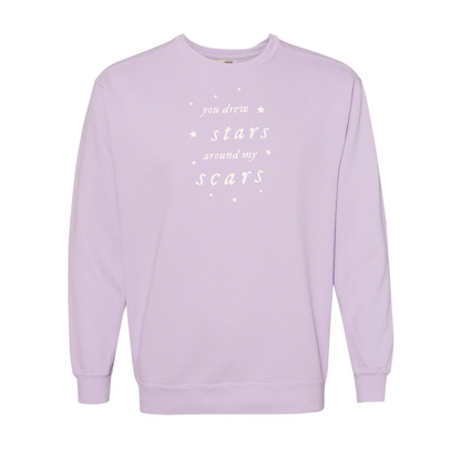 You Drew Stars Around My Scars Crewneck