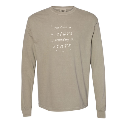 You Drew Stars Around My Scars Long Sleeve Tee