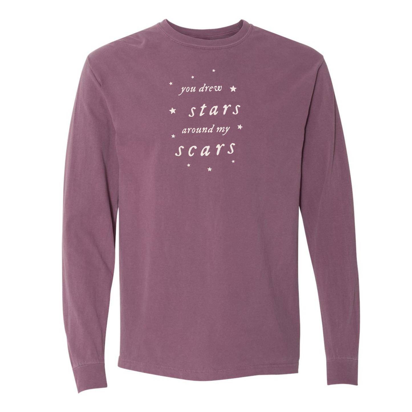 You Drew Stars Around My Scars Long Sleeve Tee