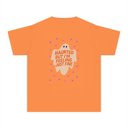 Haunted But I'm Feeling Just Fine Youth Tee
