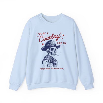 Cowboy Skeleton Crewneck