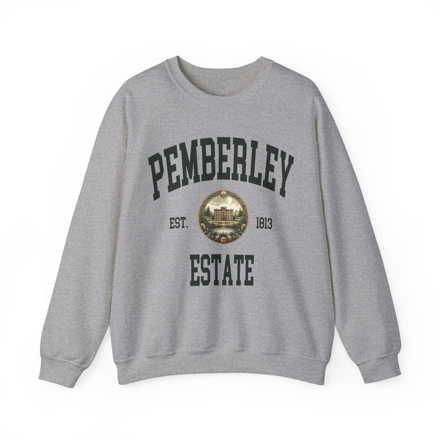 Pemberley Estate Varsity Crewneck (Gildan)