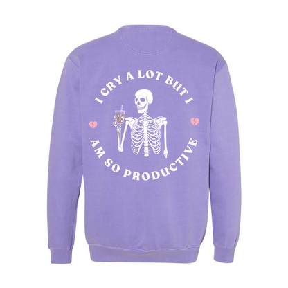 So Productive Skeleton Crewneck