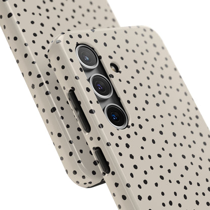 Black Polka Dots Phone Case
