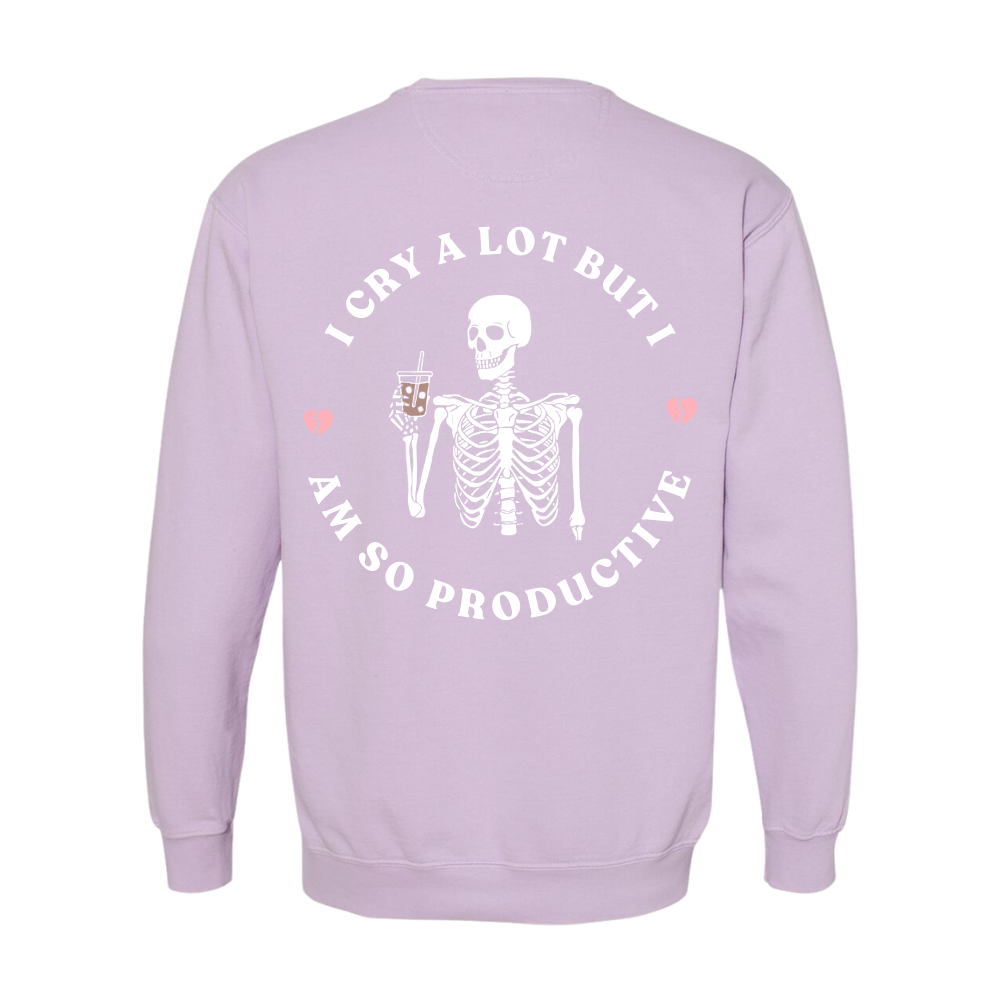 So Productive Skeleton Crewneck