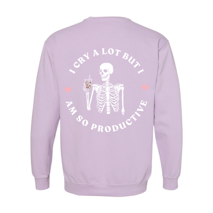 So Productive Skeleton Crewneck