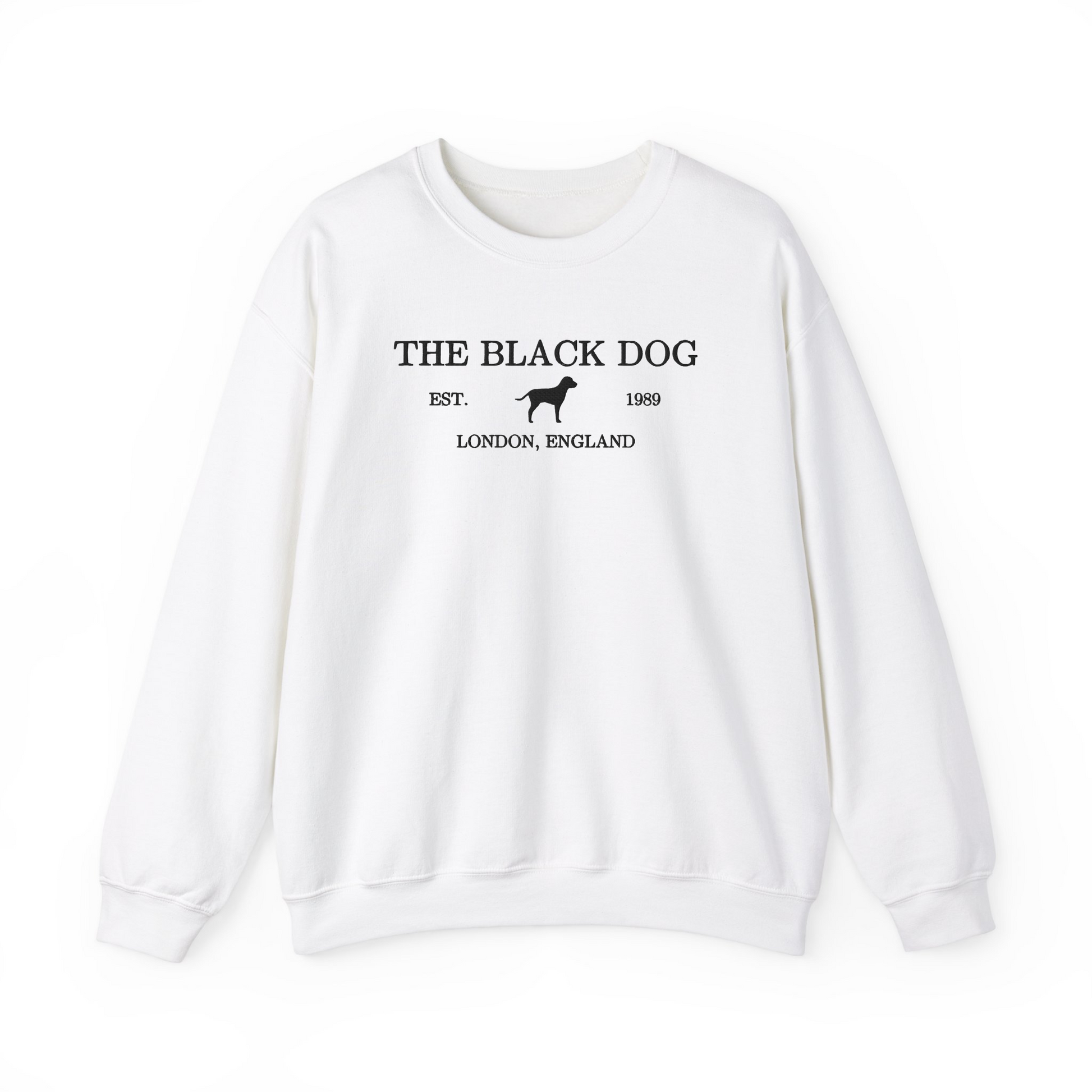The Black Dog Embroidered Crewneck