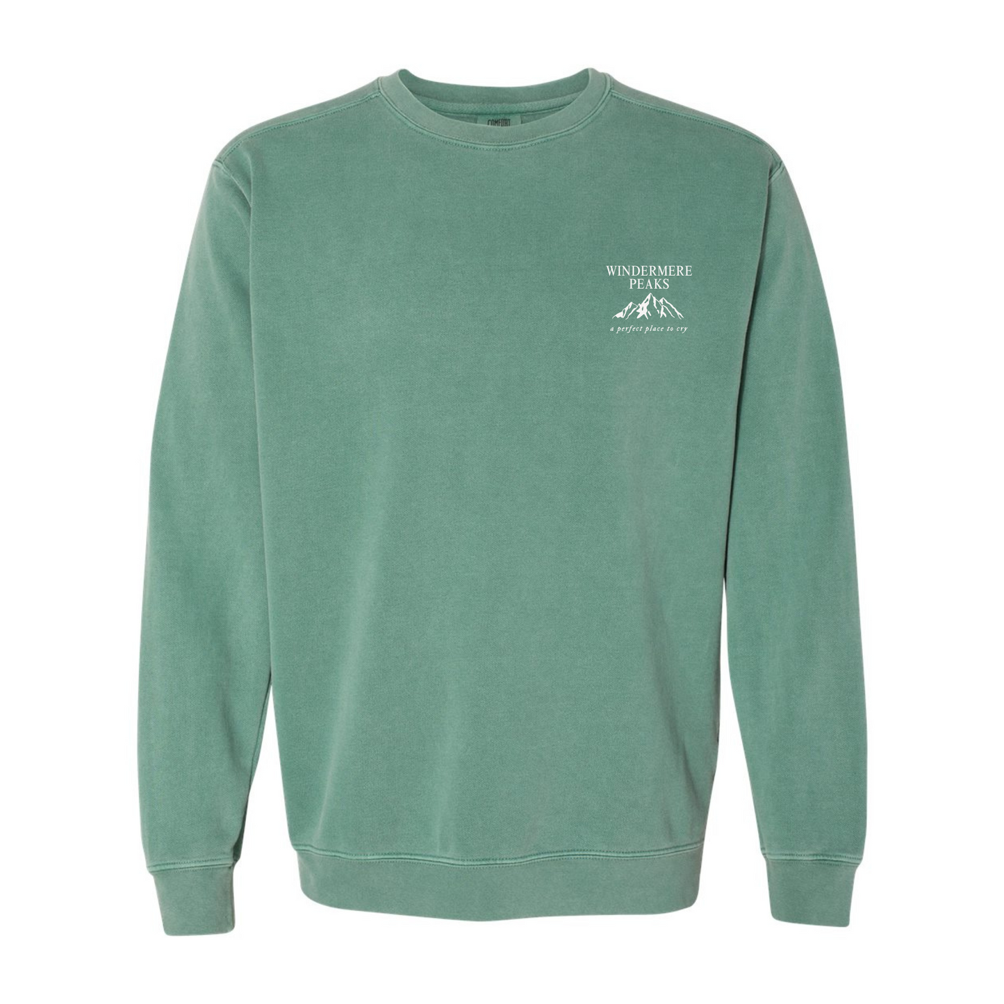 Windermere Peaks Embroidered Comfort Colors Crewneck