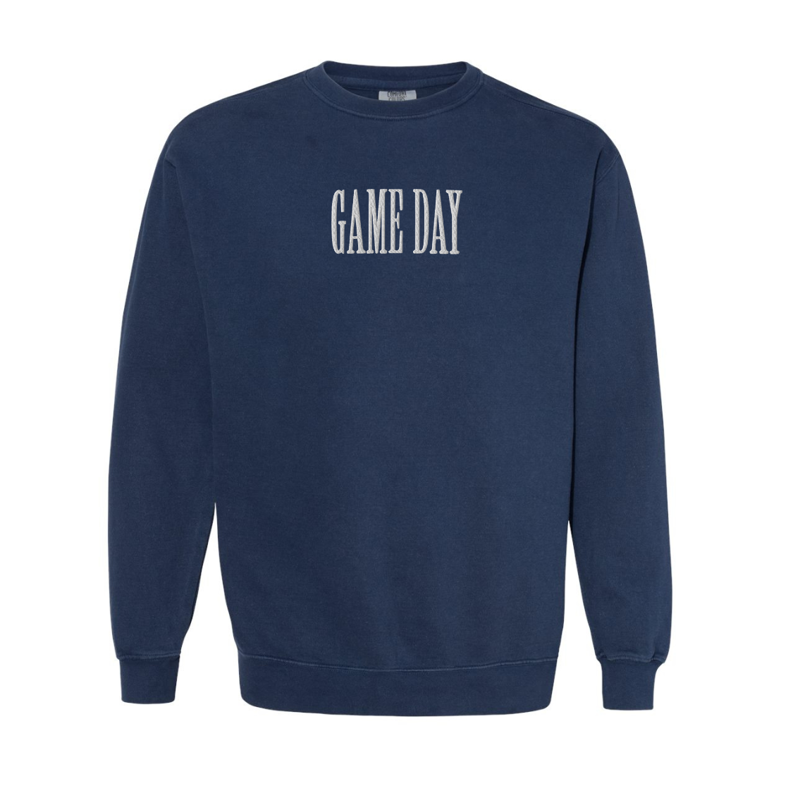 Game Day Embroidered Comfort Colors Crewneck