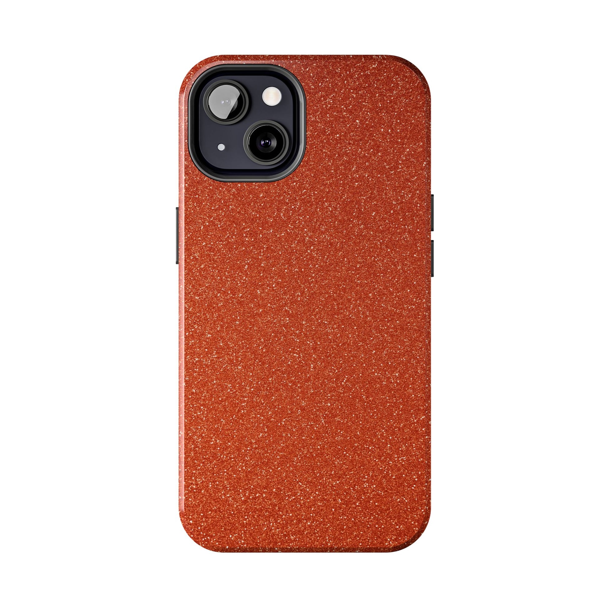 Orange Glitter Phone Case