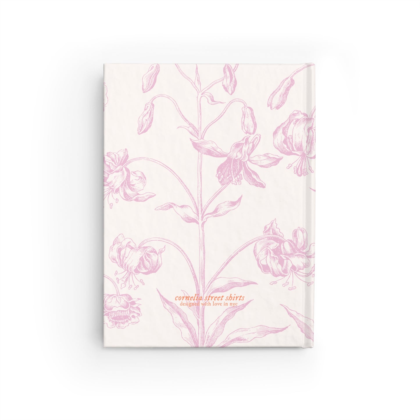 Secret Gardens Journal with Custom Initials – Pink