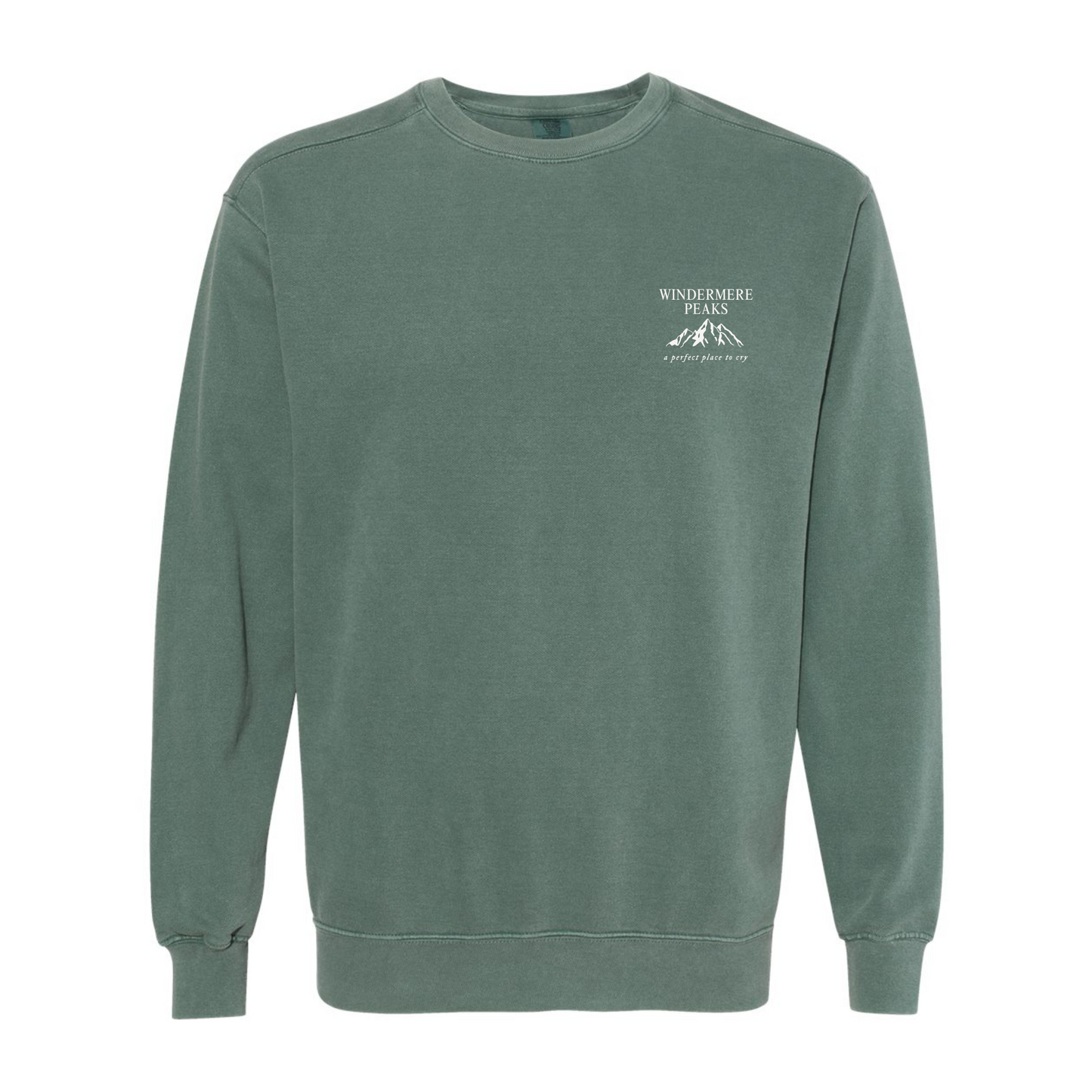 Windermere Peaks Embroidered Comfort Colors Crewneck