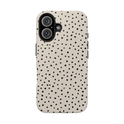 Black Polka Dots Phone Case