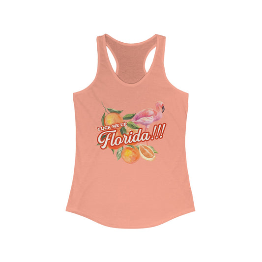 Florida Retro Racerback Tank (Explicit)