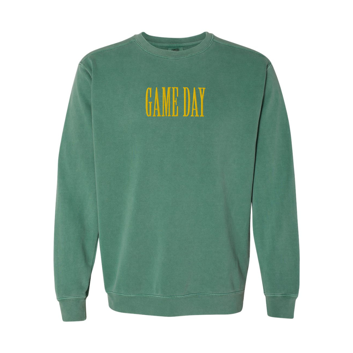 Game Day Embroidered Comfort Colors Crewneck