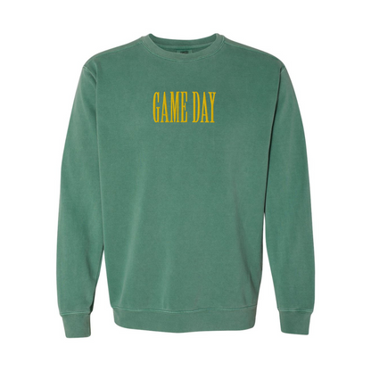 Game Day Embroidered Comfort Colors Crewneck