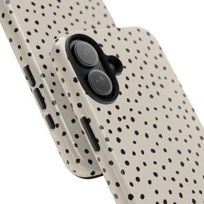 Black Polka Dots Phone Case
