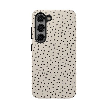 Black Polka Dots Phone Case