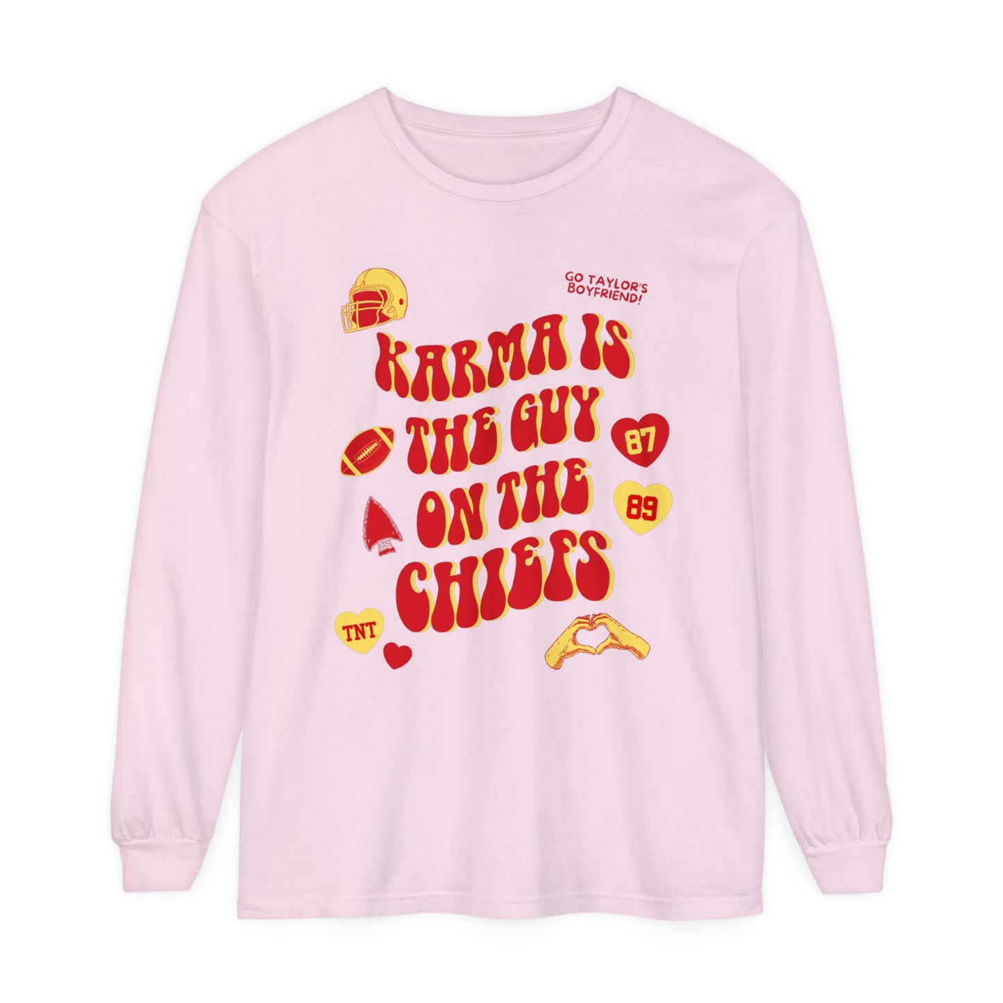 Karma is the Guy on the Chiefs Long Sleeve